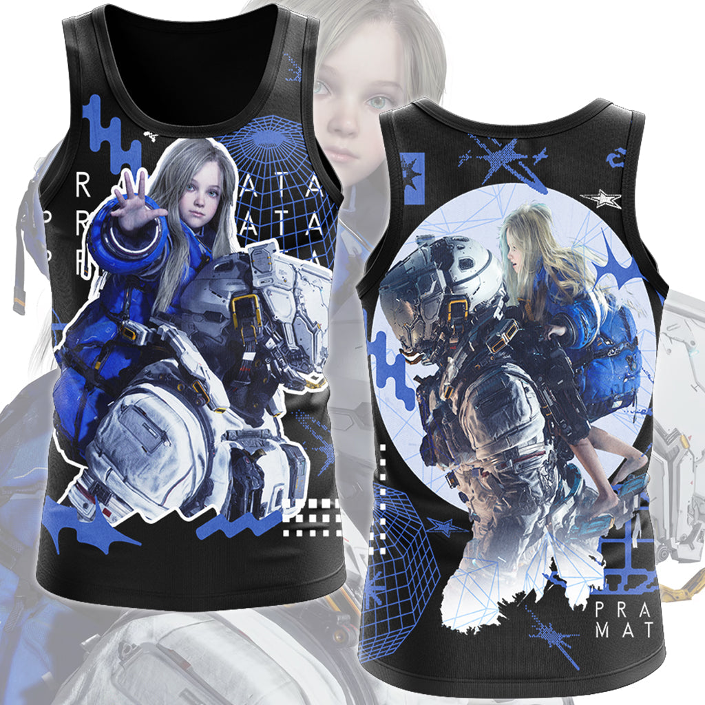 Pragmata Video Game All Over Printed T-shirt Tank Top Zip Hoodie Pullover Hoodie Hawaiian Shirt Beach Shorts Joggers Tank Top