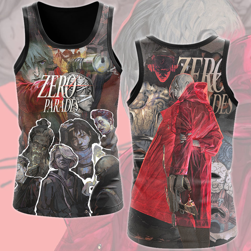 Zero Parades: For Dead Spies Video Game All Over Printed T-shirt Tank Top Zip Hoodie Pullover Hoodie Hawaiian Shirt Beach Shorts Joggers Tank Top