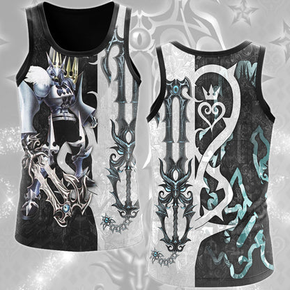 Kingdom Hearts The Gazing Eye (The Master's Eye) Keyblade Video Game All Over Printed T-shirt Tank Top Zip Hoodie Pullover Hoodie Hawaiian Shirt Beach Shorts Joggers