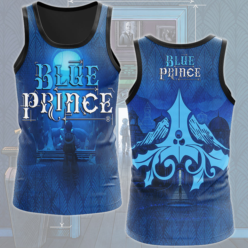 Blue Prince Video Game All Over Printed T-shirt Tank Top Zip Hoodie Pullover Hoodie Hawaiian Shirt Beach Shorts Joggers Tank Top S