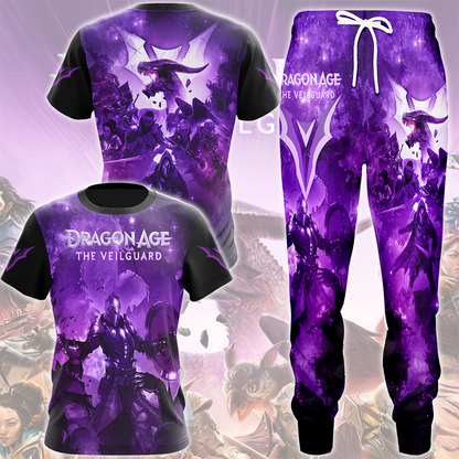 Dragon Age: The Veilguard Video Game All Over Printed T-shirt Tank Top Zip Hoodie Pullover Hoodie Hawaiian Shirt Beach Shorts Joggers   