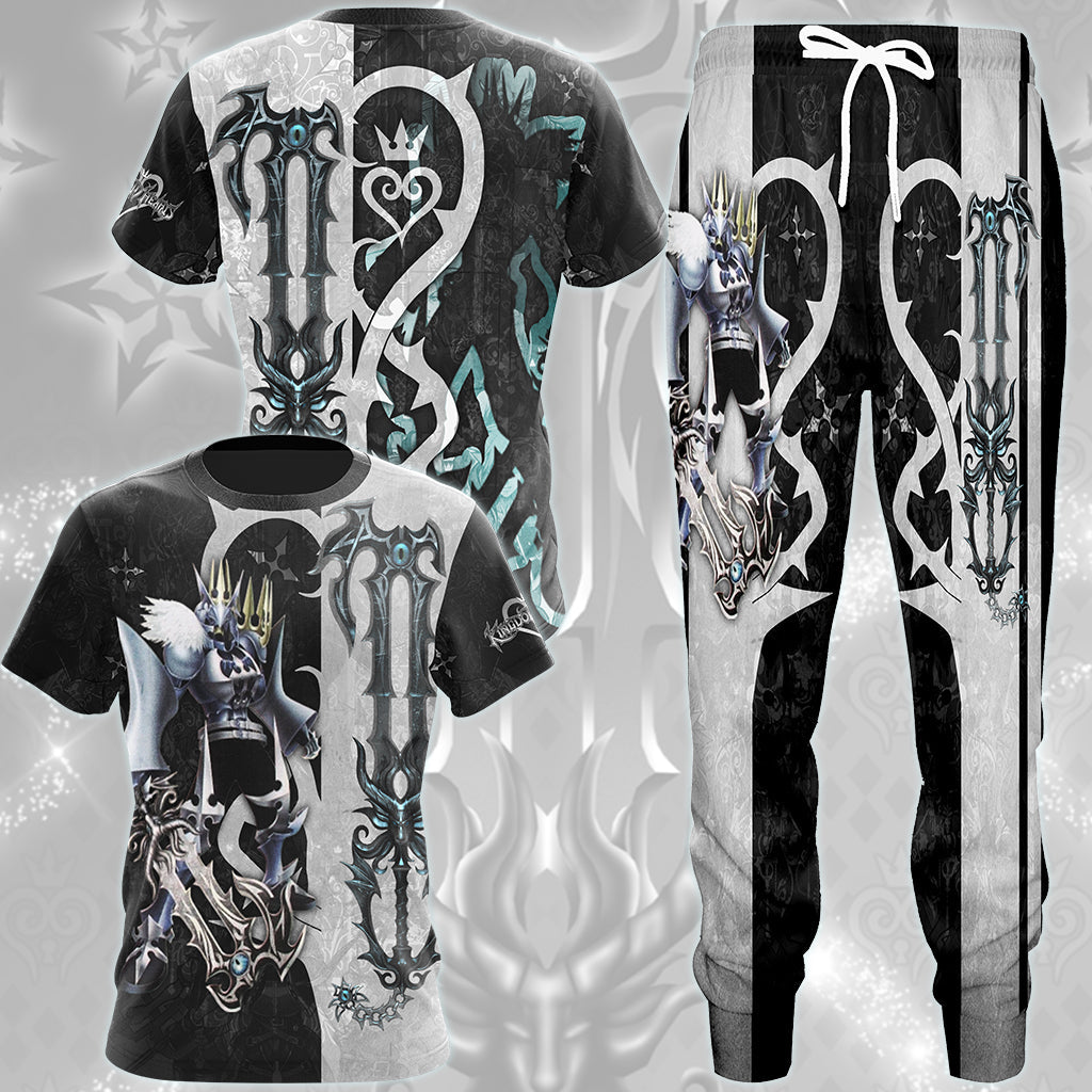 Kingdom Hearts The Gazing Eye (The Master's Eye) Keyblade Video Game All Over Printed T-shirt Tank Top Zip Hoodie Pullover Hoodie Hawaiian Shirt Beach Shorts Joggers