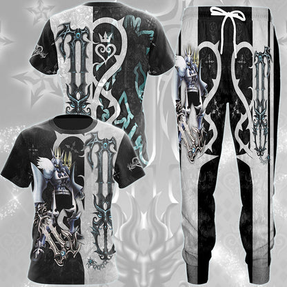 Kingdom Hearts The Gazing Eye (The Master's Eye) Keyblade Video Game All Over Printed T-shirt Tank Top Zip Hoodie Pullover Hoodie Hawaiian Shirt Beach Shorts Joggers