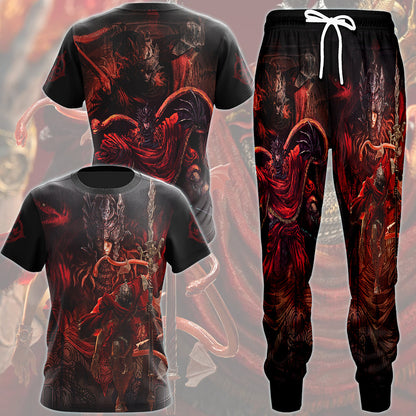 Elden Ring Messmer the Impaler Video Game All Over Printed T-shirt Tank Top Zip Hoodie Pullover Hoodie Hawaiian Shirt Beach Shorts Joggers
