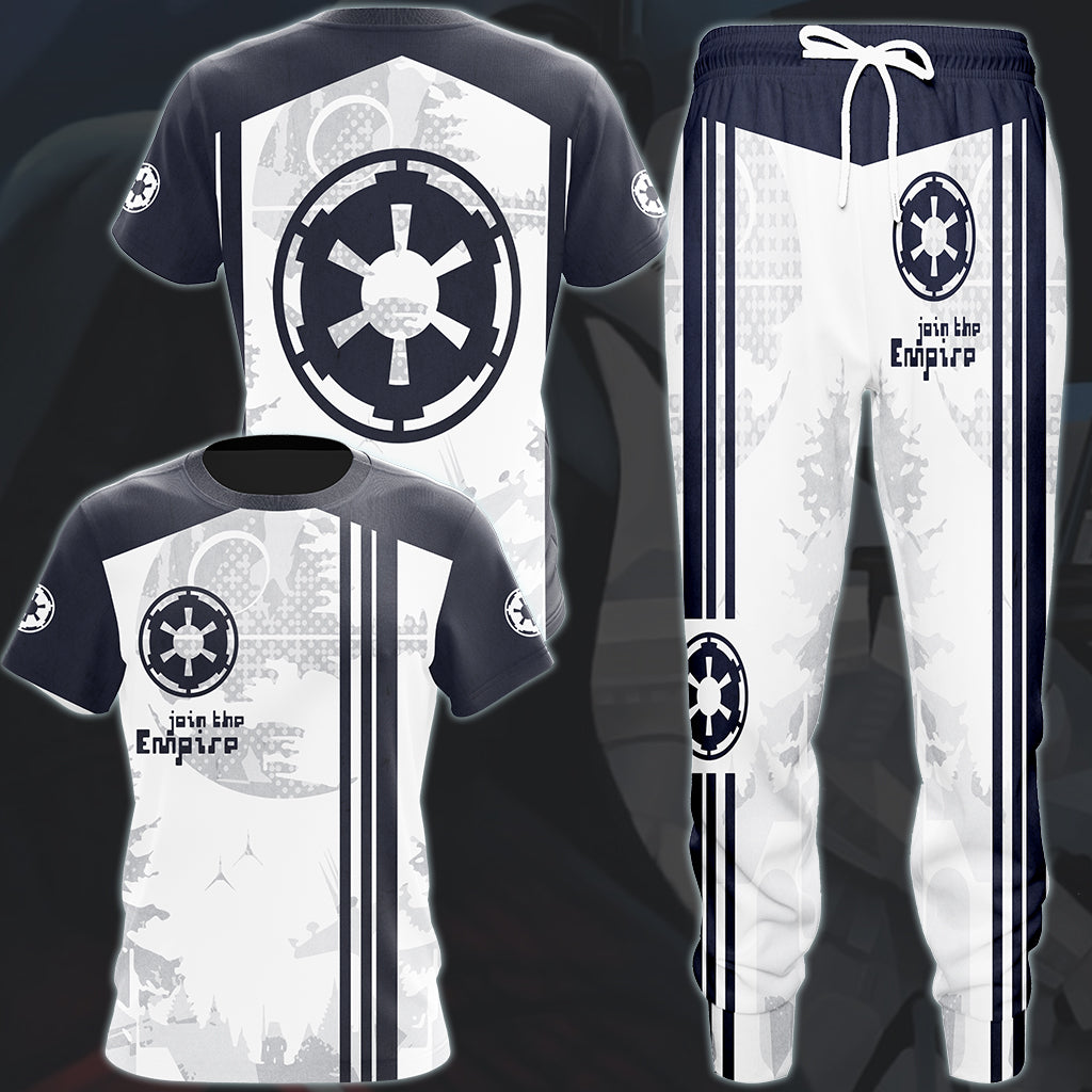 Star Wars Galactic Empire 'Join The Empire' Video Game All Over Printed T-shirt Tank Top Zip Hoodie Pullover Hoodie Hawaiian Shirt Beach Shorts Joggers
