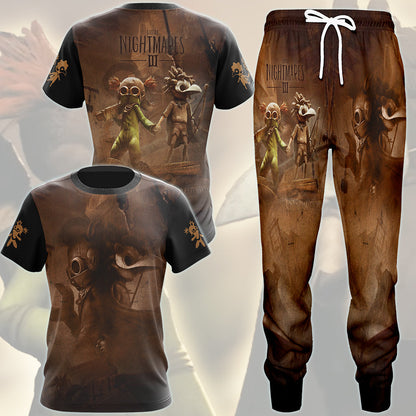 Little Nightmares 3 Video Game All Over Printed T-shirt Tank Top Zip Hoodie Pullover Hoodie Hawaiian Shirt Beach Shorts Joggers