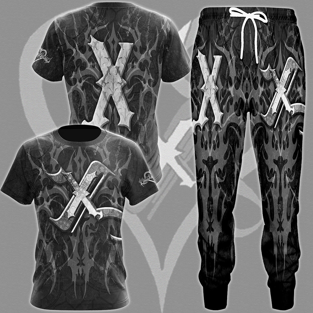 Kingdom Hearts Symbols Recusant’s Sigil Video Game All Over Printed T-shirt Tank Top Zip Hoodie Pullover Hoodie Hawaiian Shirt Beach Shorts Joggers