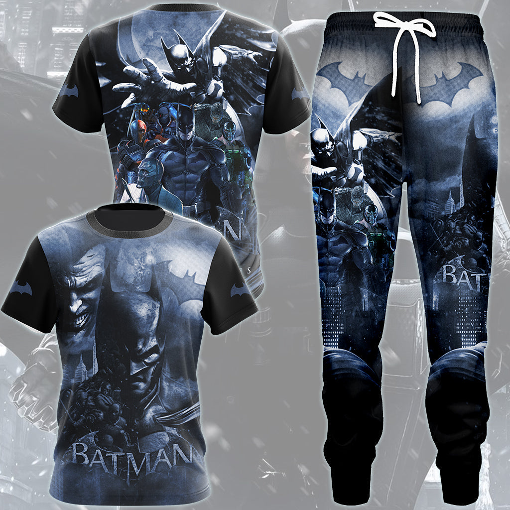 Batman: Arkham Origins Video Game All Over Printed T-shirt Tank Top Zip Hoodie Pullover Hoodie Hawaiian Shirt Beach Shorts Joggers