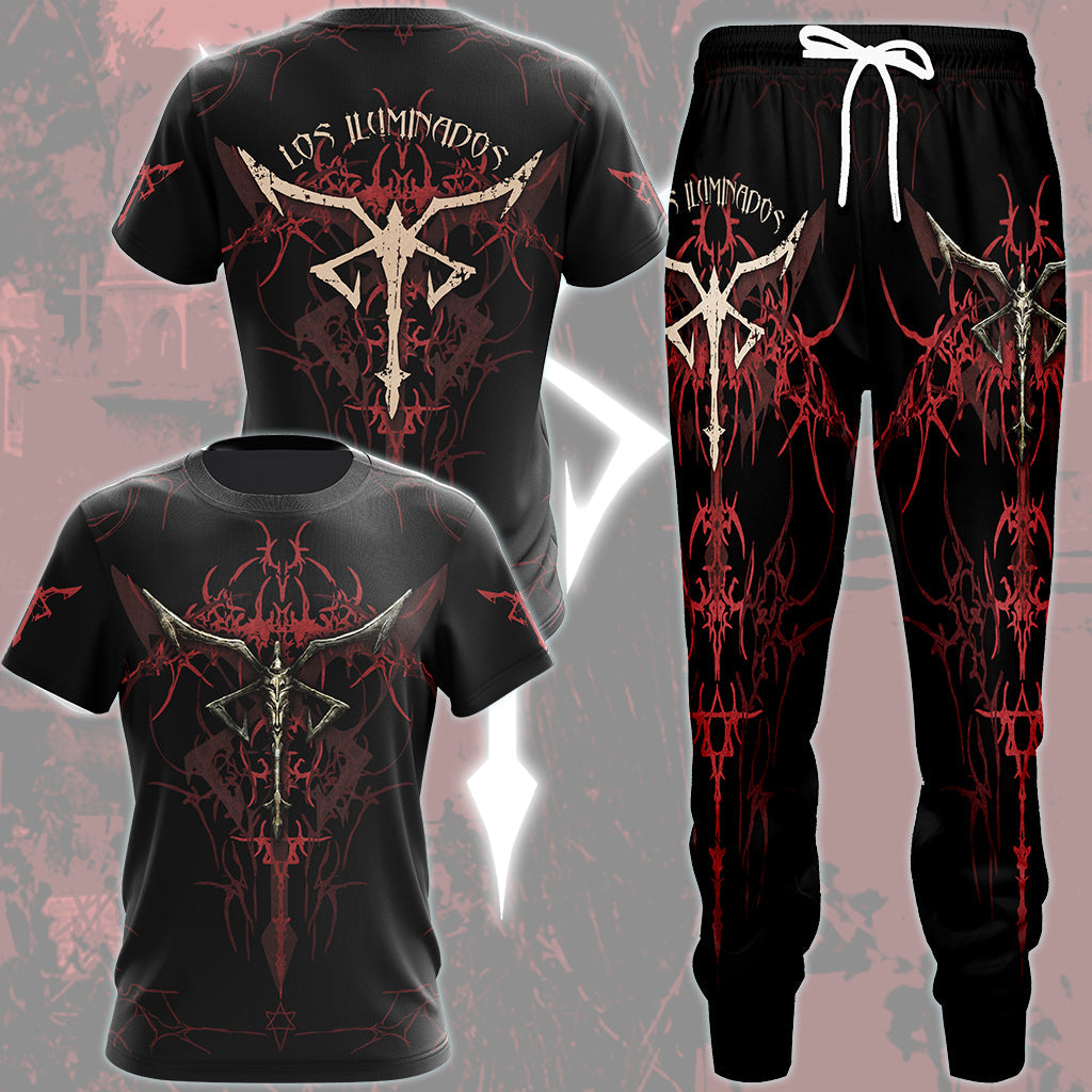Resident Evil Los Iluminados Video Game All Over Printed T-shirt Tank Top Zip Hoodie Pullover Hoodie Hawaiian Shirt Beach Shorts Joggers