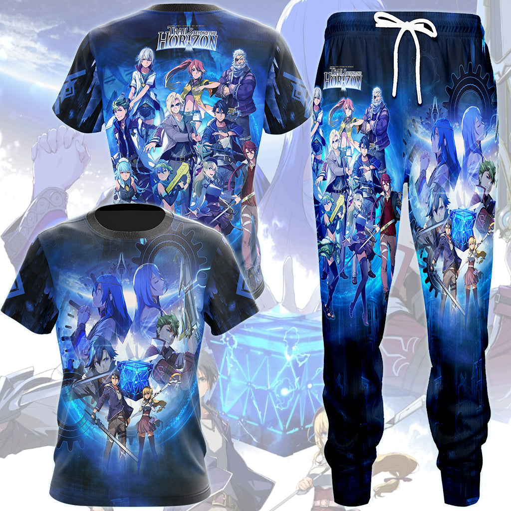 The Legend of Heroes: Trails Beyond the Horizon Video Game All Over Printed T-shirt Tank Top Zip Hoodie Pullover Hoodie Hawaiian Shirt Beach Shorts Joggers