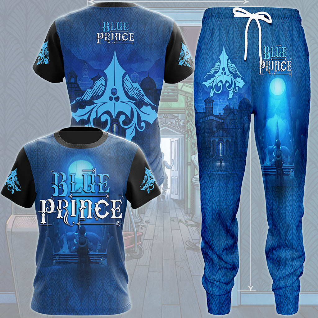 Blue Prince Video Game All Over Printed T-shirt Tank Top Zip Hoodie Pullover Hoodie Hawaiian Shirt Beach Shorts Joggers