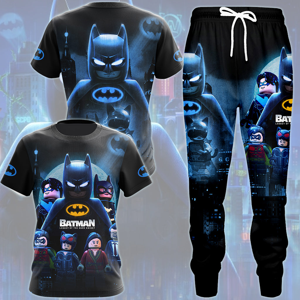 Batman: Legacy of the Dark Knight Video Game All Over Printed T-shirt Tank Top Zip Hoodie Pullover Hoodie Hawaiian Shirt Beach Shorts Joggers