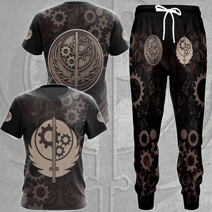 Fallout Brotherhood of Steel Video Game All Over Printed T-shirt Tank Top Zip Hoodie Pullover Hoodie Hawaiian Shirt Beach Shorts Joggers