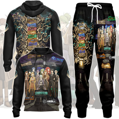 Library of Ruina Floor Symbols and Librarians Video Game All Over Printed T-shirt Tank Top Zip Hoodie Pullover Hoodie Hawaiian Shirt Beach Shorts Joggers