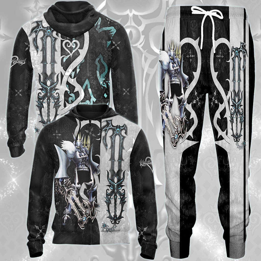 Kingdom Hearts The Gazing Eye (The Master's Eye) Keyblade Video Game All Over Printed T-shirt Tank Top Zip Hoodie Pullover Hoodie Hawaiian Shirt Beach Shorts Joggers