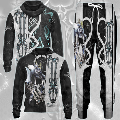 Kingdom Hearts The Gazing Eye (The Master's Eye) Keyblade Video Game All Over Printed T-shirt Tank Top Zip Hoodie Pullover Hoodie Hawaiian Shirt Beach Shorts Joggers