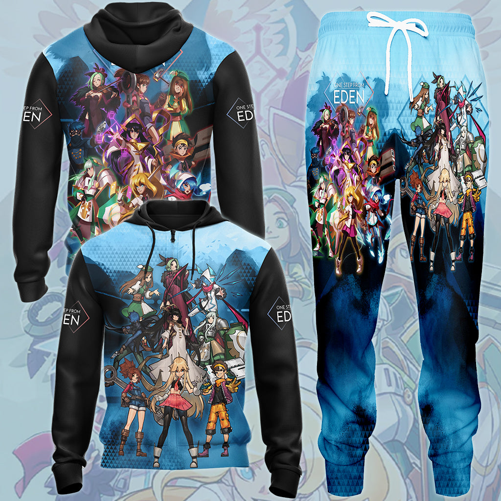 One Step From Eden Video Game All Over Printed T-shirt Tank Top Zip Hoodie Pullover Hoodie Hawaiian Shirt Beach Shorts Joggers