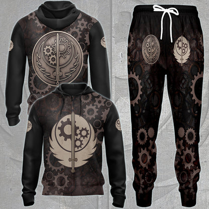 Fallout Brotherhood of Steel Video Game All Over Printed T-shirt Tank Top Zip Hoodie Pullover Hoodie Hawaiian Shirt Beach Shorts Joggers