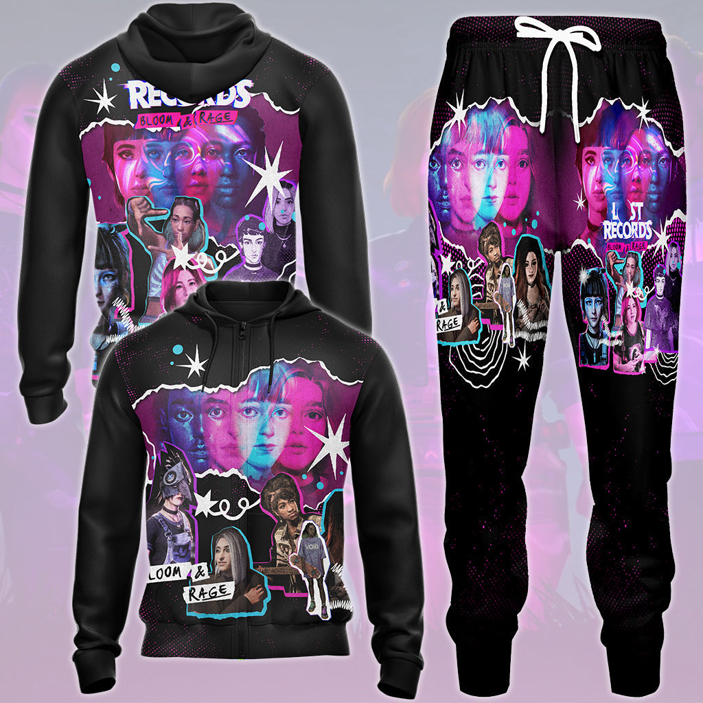 Lost Records: Bloom and Rage Video Game All Over Printed T-shirt Tank Top Zip Hoodie Pullover Hoodie Hawaiian Shirt Beach Shorts Joggers