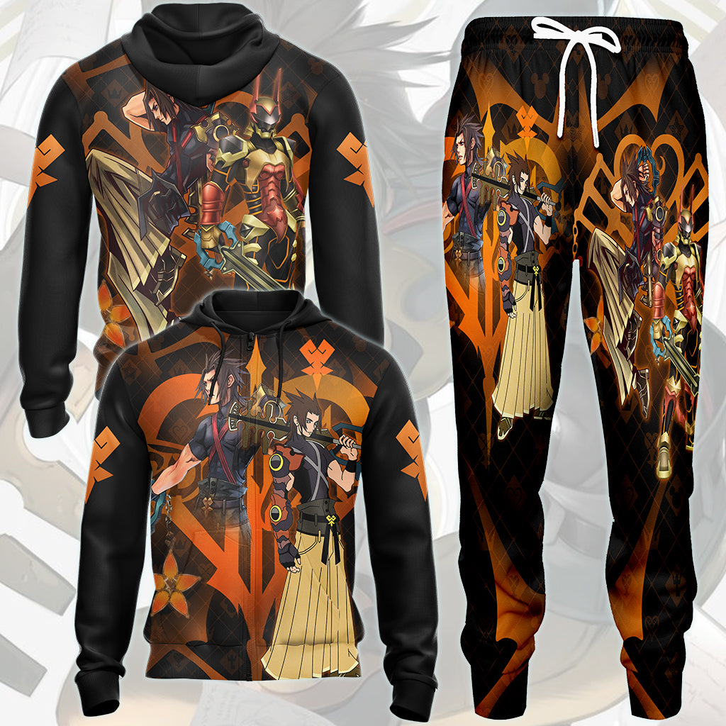 Kingdom Hearts Terra Video Game All Over Printed T-shirt Tank Top Zip Hoodie Pullover Hoodie Hawaiian Shirt Beach Shorts Joggers