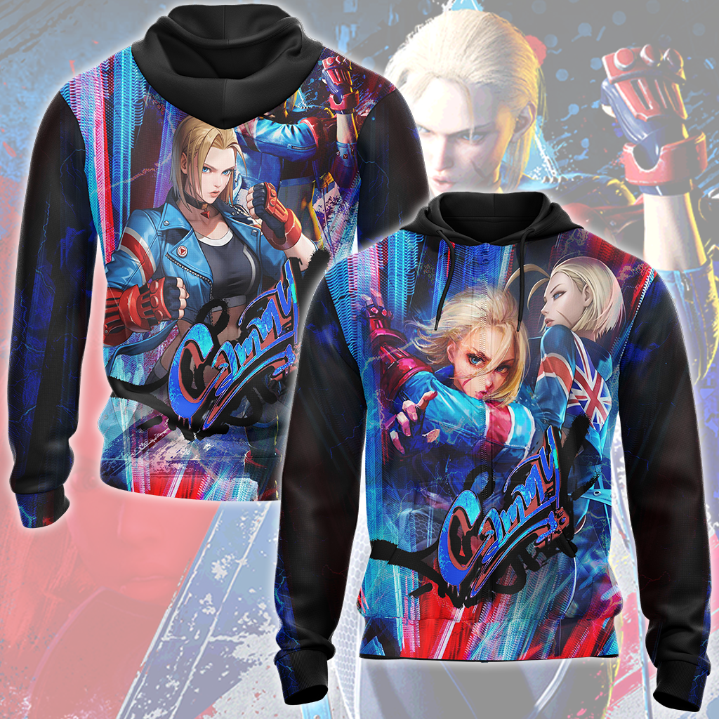 Street Fighter 6 Cammy Video Game All Over Printed T-shirt Tank Top Zip Hoodie Pullover Hoodie Hawaiian Shirt Beach Shorts Joggers Zip Hoodie S 