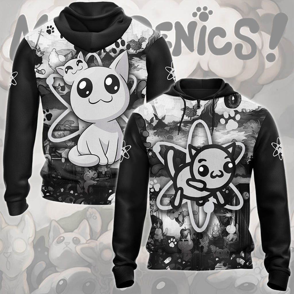Mewgenics Video Game All Over Printed T-shirt Tank Top Zip Hoodie Pullover Hoodie Hawaiian Shirt Beach Shorts Joggers Zip Hoodie