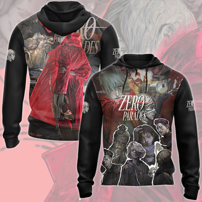 Zero Parades: For Dead Spies Video Game All Over Printed T-shirt Tank Top Zip Hoodie Pullover Hoodie Hawaiian Shirt Beach Shorts Joggers Zip Hoodie