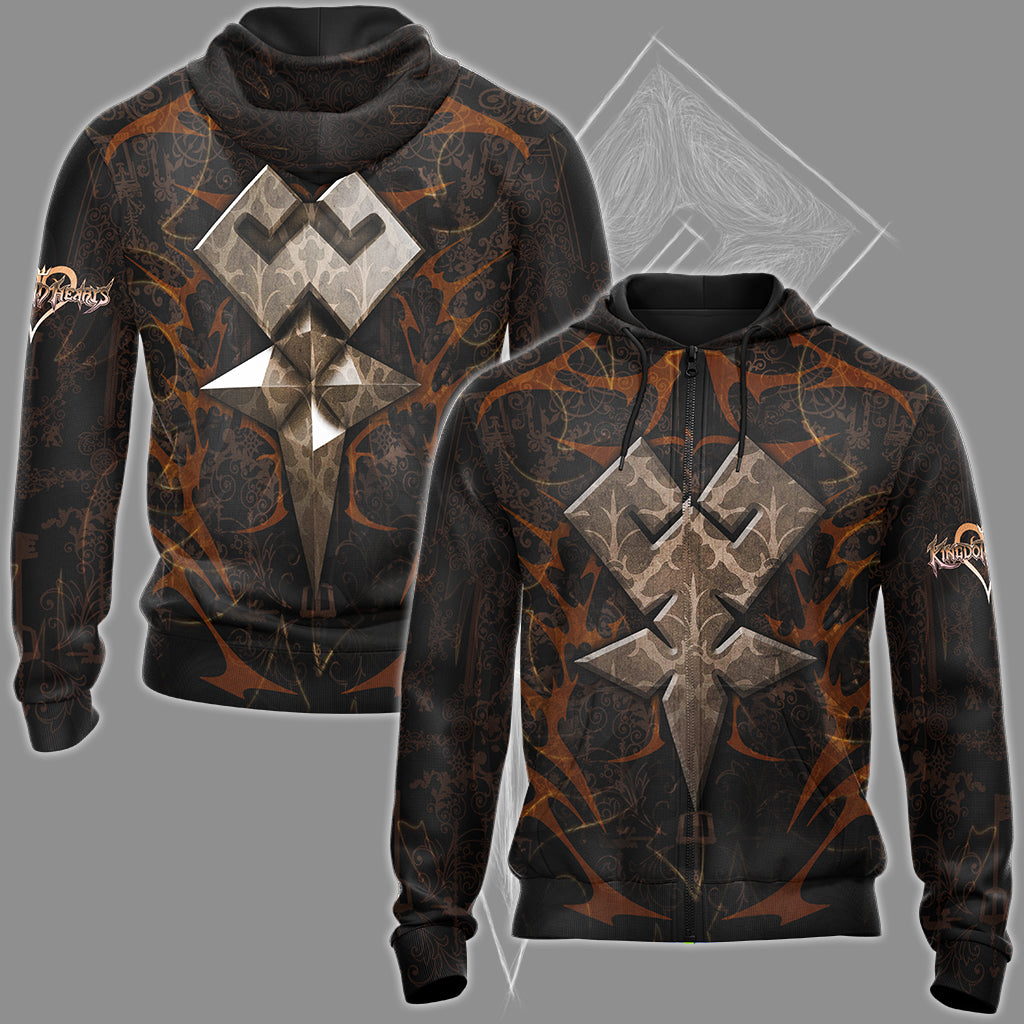 Kingdom Hearts Symbols Terra’s Mark Mark of Mastery Video Game All Over Printed T-shirt Tank Top Zip Hoodie Pullover Hoodie Hawaiian Shirt Beach Shorts Joggers