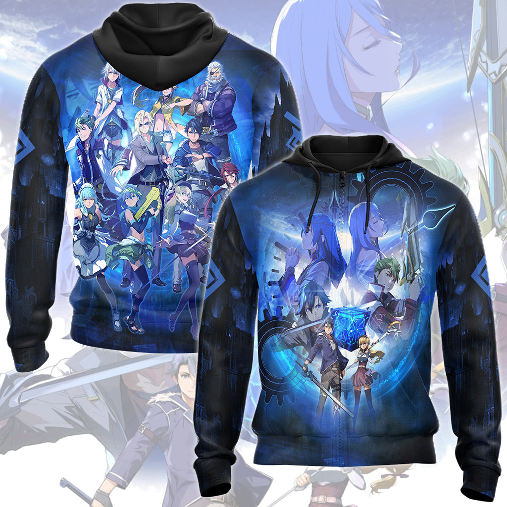 The Legend of Heroes: Trails Beyond the Horizon Video Game All Over Printed T-shirt Tank Top Zip Hoodie Pullover Hoodie Hawaiian Shirt Beach Shorts Joggers Zip Hoodie