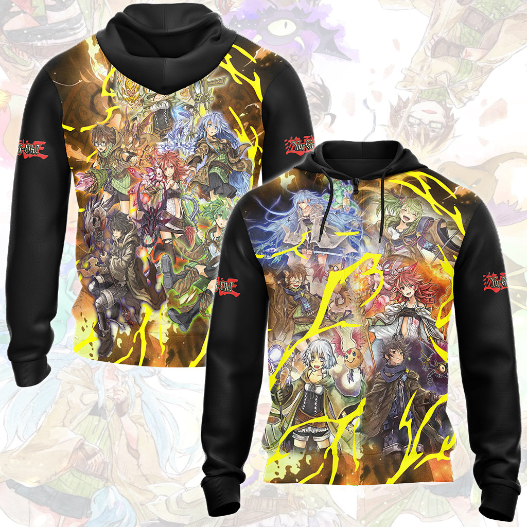Yu-gi-oh! The Spirit Charmers Video Game All Over Printed T-shirt Tank Top Zip Hoodie Pullover Hoodie Hawaiian Shirt Beach Shorts Joggers Zip Hoodie