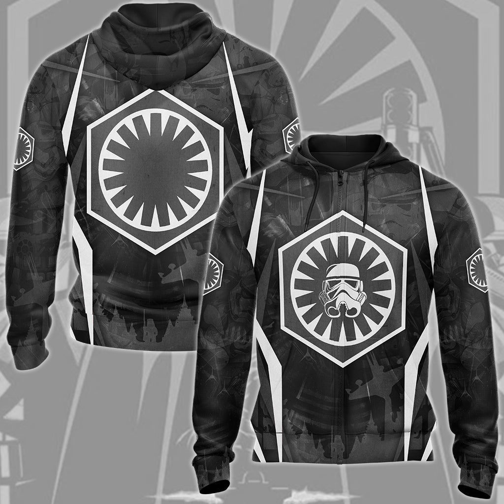 Star Wars First Order Video Game All Over Printed T-shirt Tank Top Zip Hoodie Pullover Hoodie Hawaiian Shirt Beach Shorts Joggers Zip Hoodie