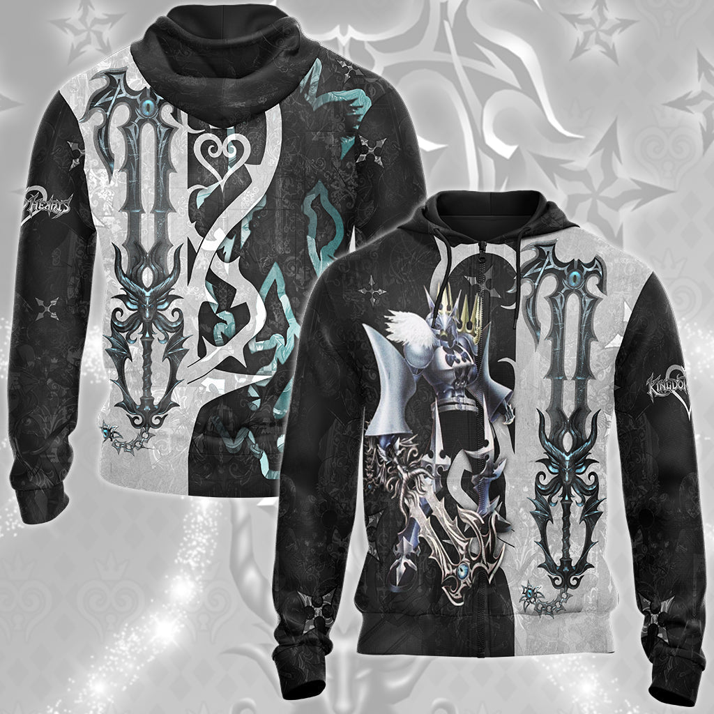 Kingdom Hearts The Gazing Eye (The Master's Eye) Keyblade Video Game All Over Printed T-shirt Tank Top Zip Hoodie Pullover Hoodie Hawaiian Shirt Beach Shorts Joggers