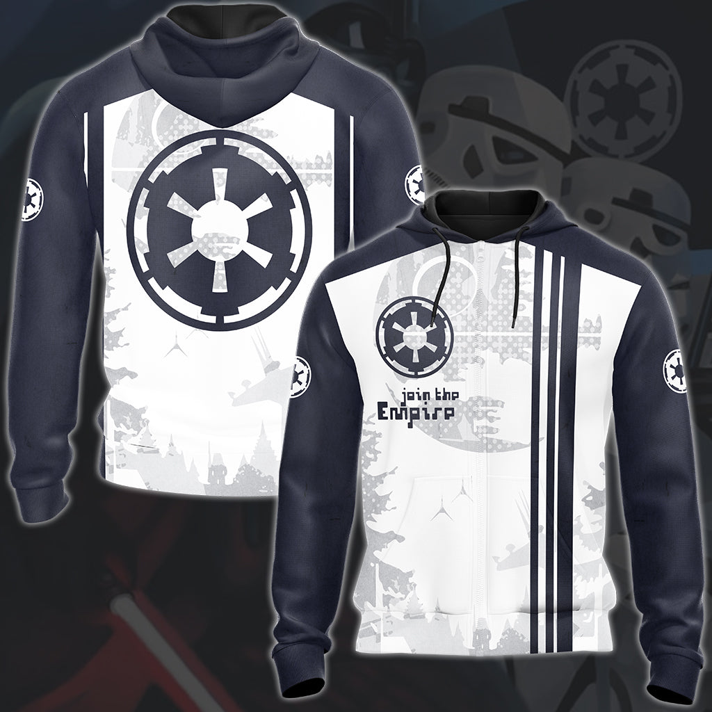 Star Wars Galactic Empire 'Join The Empire' Video Game All Over Printed T-shirt Tank Top Zip Hoodie Pullover Hoodie Hawaiian Shirt Beach Shorts Joggers Zip Hoodie