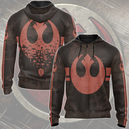 Star Wars Rebel Alliance Video Game All Over Printed T-shirt Tank Top Zip Hoodie Pullover Hoodie Hawaiian Shirt Beach Shorts Joggers Zip Hoodie