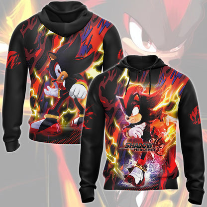 Shadow the Hedgehog (Sonic X) Video Game All Over Printed T-shirt Tank Top Zip Hoodie Pullover Hoodie Hawaiian Shirt Beach Shorts Joggers Zip Hoodie S