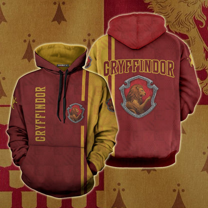 Proud To Be A Gryffindor Harry Potter Unisex 3D T-shirt Hoodie S 