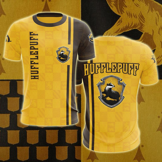 Proud To Be A Hufflepuff Harry Potter Unisex 3D T-shirt T-shirt S 