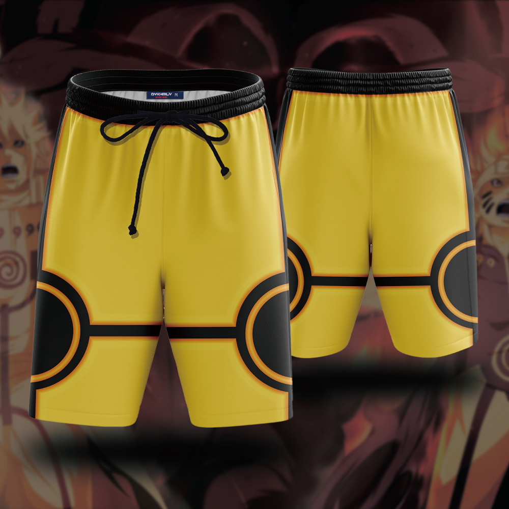 Naruto Six Paths Sage Mode (Yellow) Beach Short S  