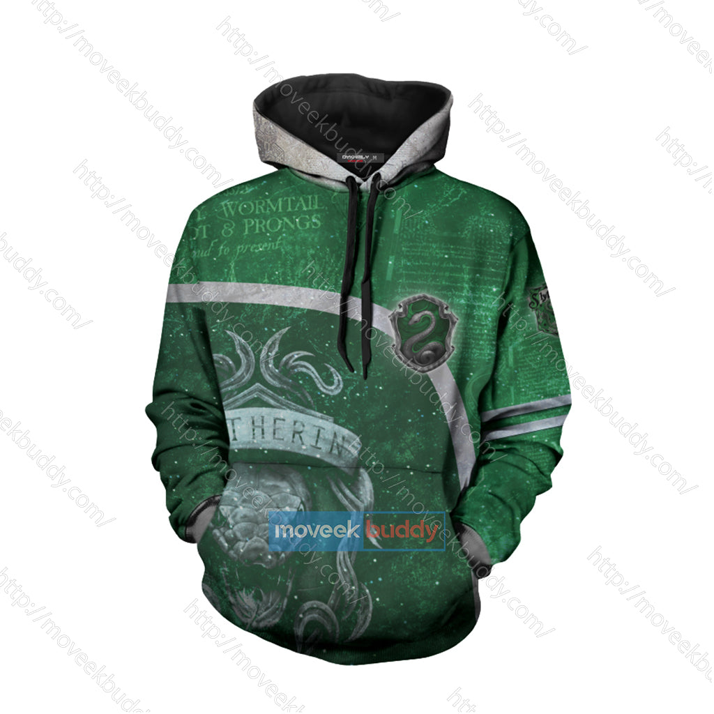 Slytherin House Harry Potter New Unisex 3D T-shirt   