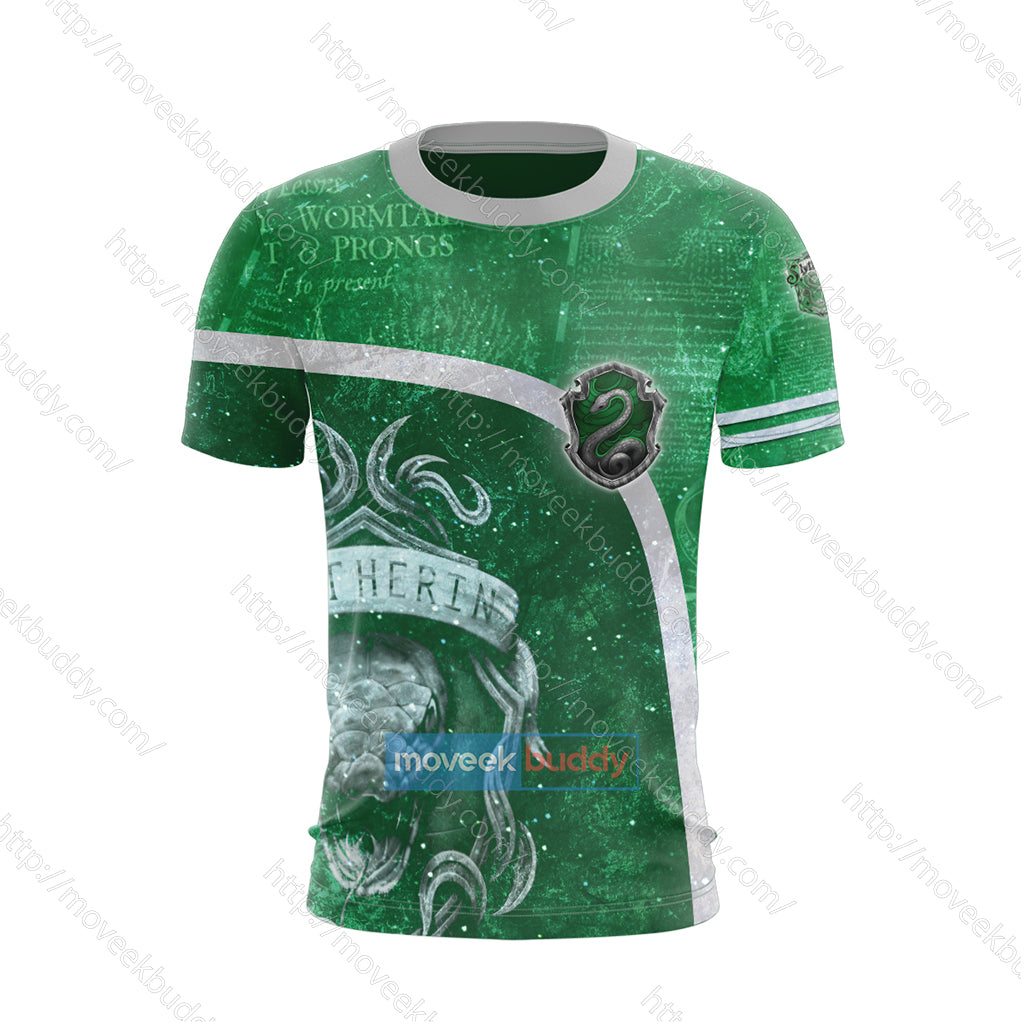 Slytherin House Harry Potter New Unisex 3D T-shirt   