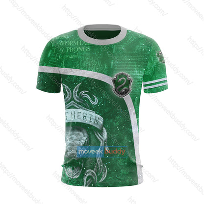 Slytherin House Harry Potter New Unisex 3D T-shirt   