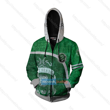 Slytherin House Harry Potter New Unisex 3D T-shirt   