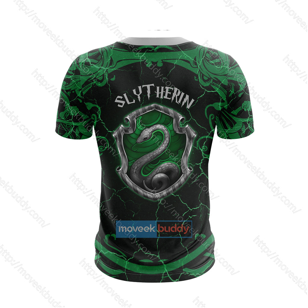 Hogwarts Cunning Like A Slytherin Harry Potter New Unisex 3D T-shirt   