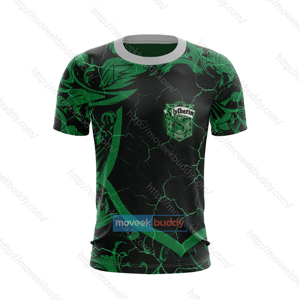 Hogwarts Cunning Like A Slytherin Harry Potter New Unisex 3D T-shirt   