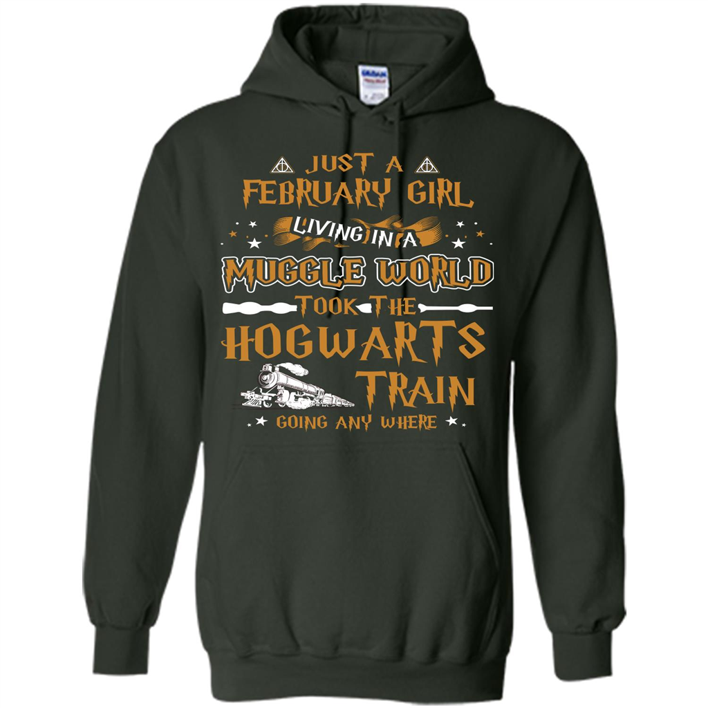 Harry Potter T-shirt Just A February Girl Living In A Muggle World   