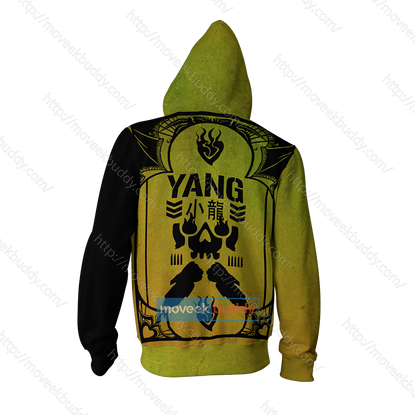 RWBY Yang Zip Up Hoodie   