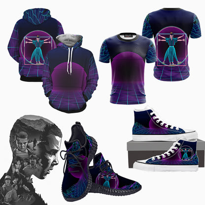 Stranger Things High Top Shoes   