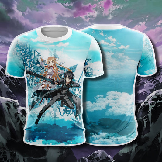 Sword Art Online Zip Up Hoodie T-shirt S