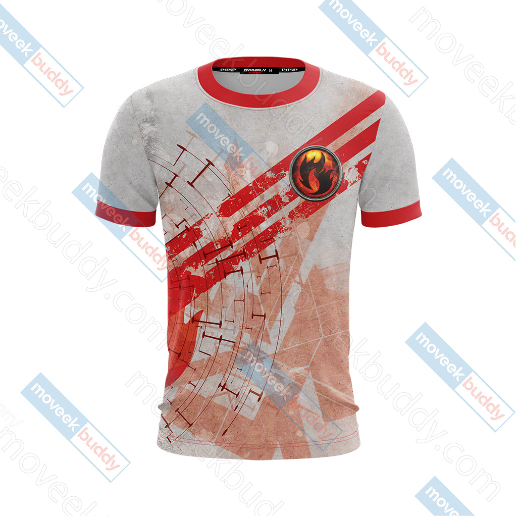 God of war: Ascension - Fire of Ares Unisex 3D T-shirt   