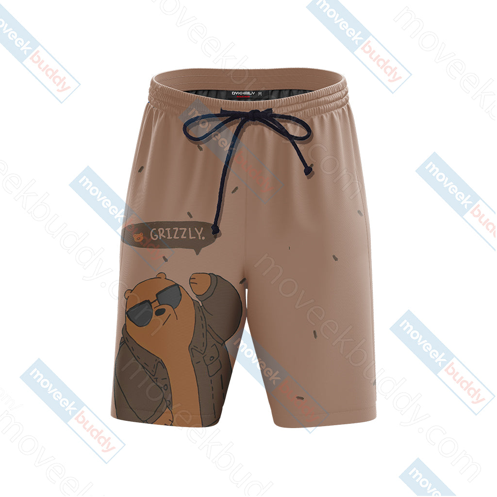 We Bare Bears - Grizzly Beach Shorts   